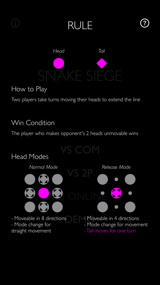 #3. SNAKE SIEGE (iOS) Podle: Tsubasa Fujimoto