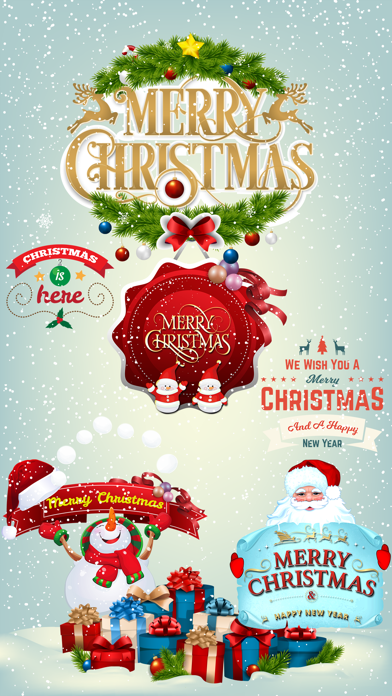 Christmas Greetings Sticker Screenshot