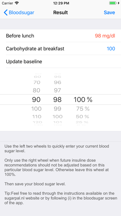 SugarPal Diabetes Manager Screenshot