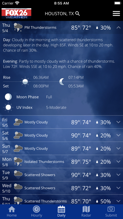 Fox 26 Houston Weather – Radar Screenshot