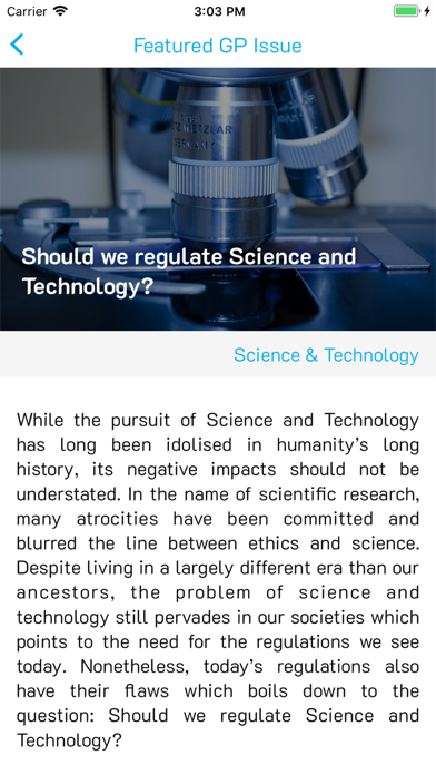 GP Study Magazine Screenshot