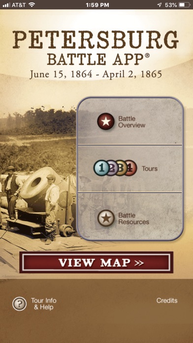 Petersburg Battle App Screenshot