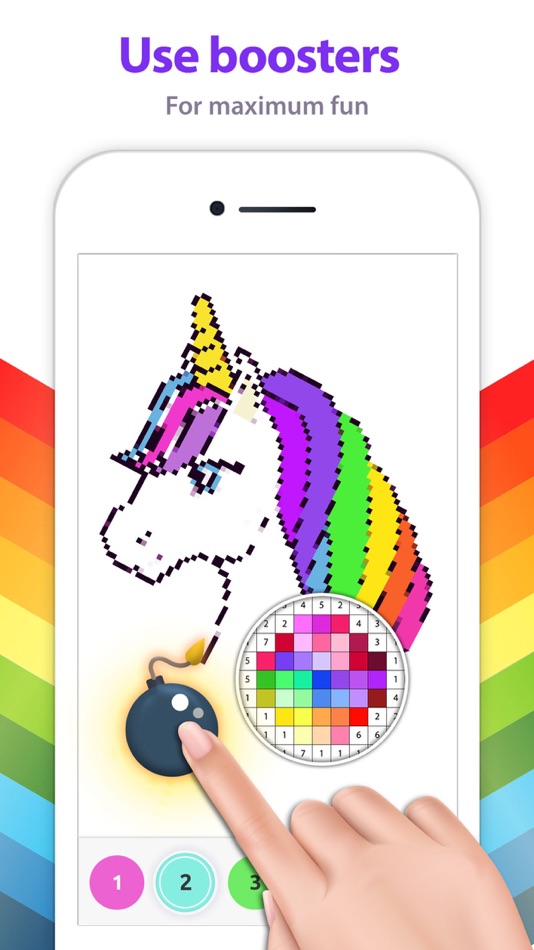 #4. Unicorn Color by Number + (iOS) 由: Peaksel
