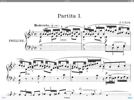 Screenshot #6 pour Bach Partitas - SyncScore
