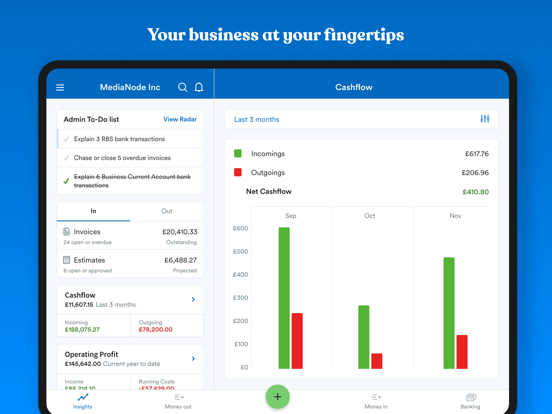 Screenshot #4 pour FreeAgent Mobile Accounting