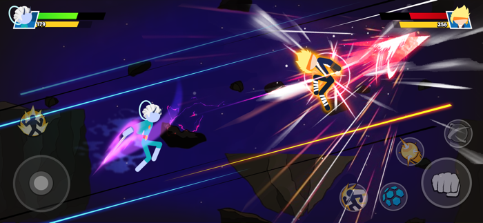 Stickman Warriors Fight Arena