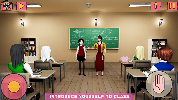 Anime High School Girl Life screenshot-4