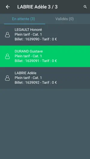 Scan WebGazelle Billetterie screenshot 4