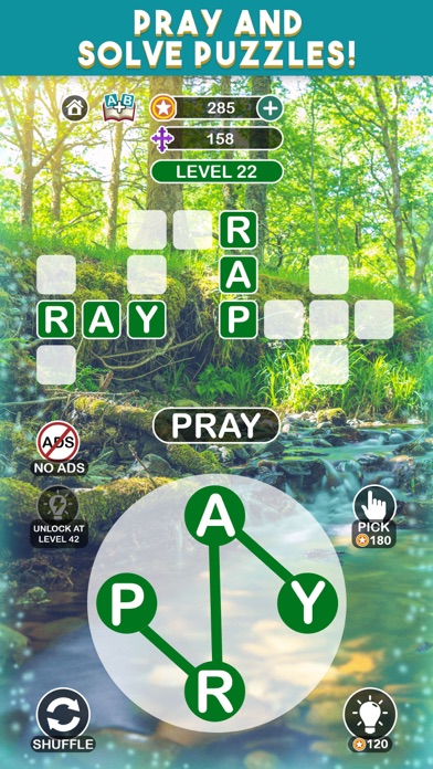 Biblescapes: Bible Word Puzzle Screenshot