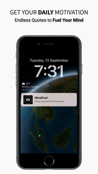 Mind Fuel - Daily Quotes App Screenshot