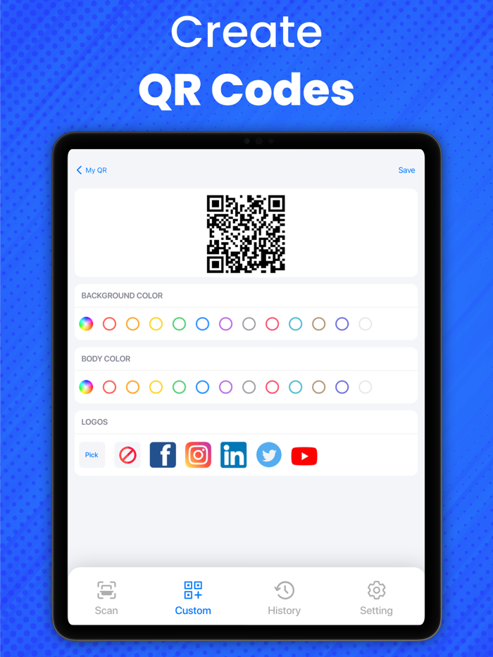 QR Code Reader and QR Generator