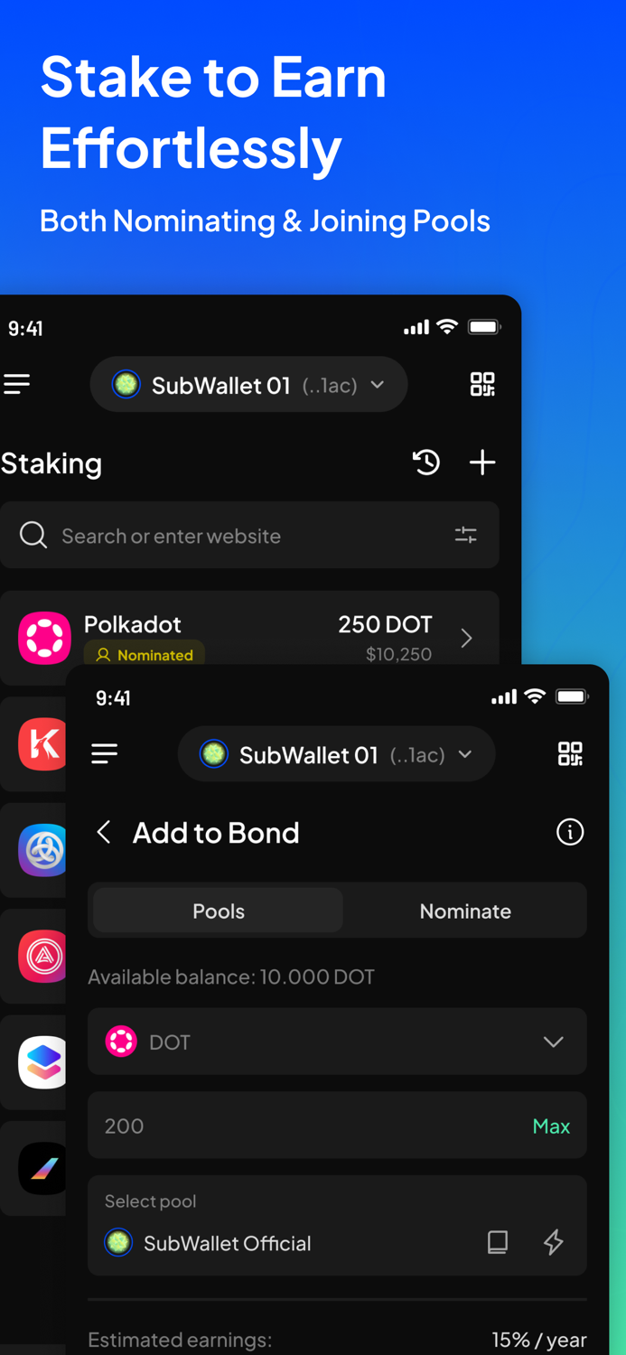 SubWallet - Polkadot Wallet