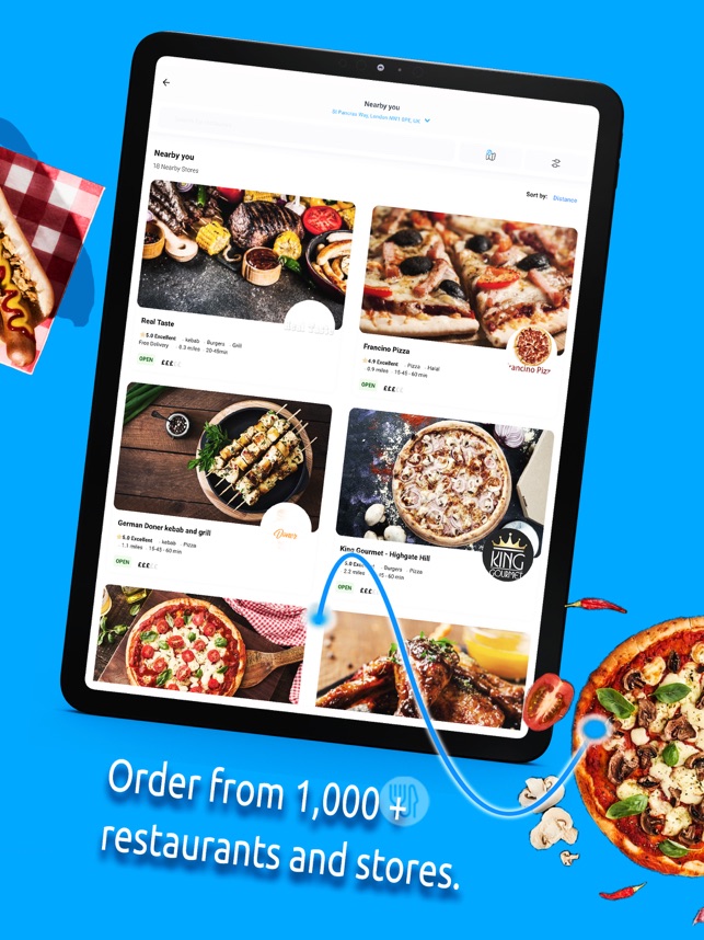 Order from Super Pizza- using GRUB24 website and app