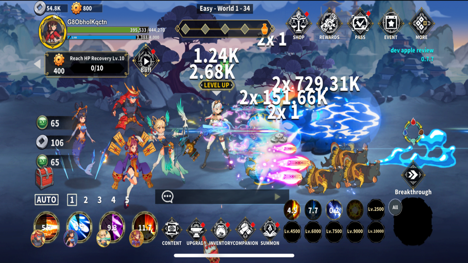 #8. Weapon Master Idle (iOS) 由: MOBIRIX