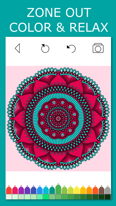 Mandala Coloring Pages Games Screenshot