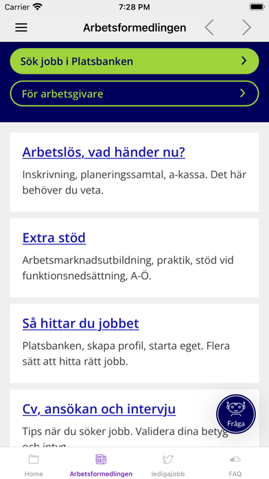 Lediga Jobb Screenshot