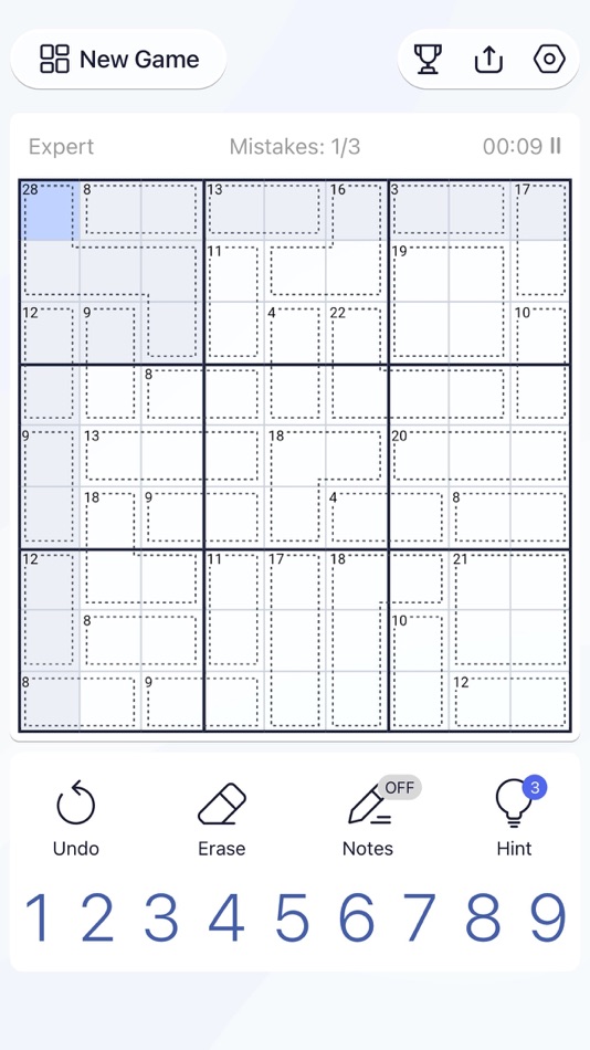 #10. Killer Sudoku - Puzzle Games (iOS) 由: Guru Smart Holding Limited
