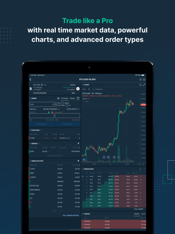 Screenshot #6 pour Bitfinex: Trade Digital Assets