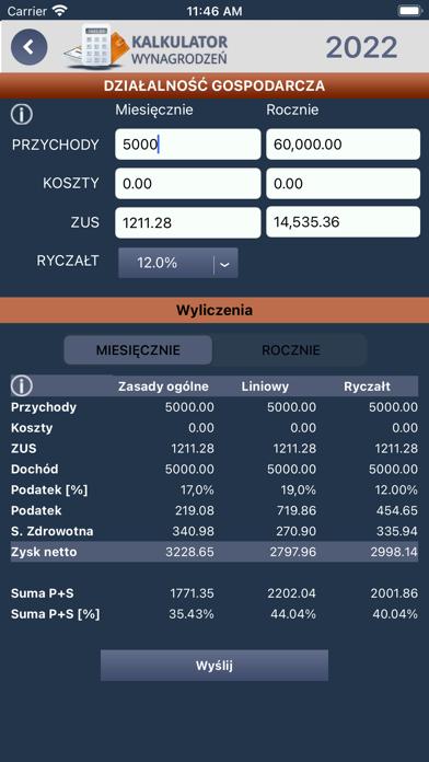 Kalkulator Wynagrodzeń 2024 Screenshot