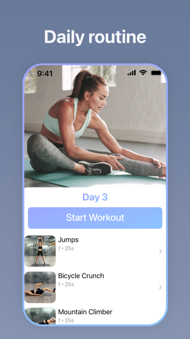 Home Workout App, No Equipment Screenshot