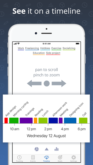 Screenshot #2 pour Timelines Time Tracking