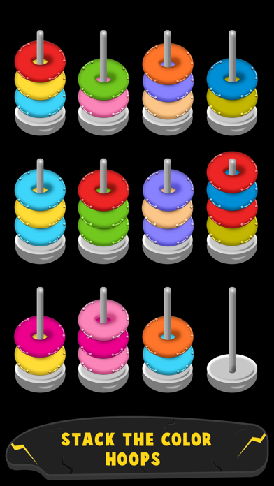 Hoop Stack Game - Color Sort Screenshot