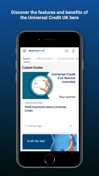 Universal Credit App UK Guide Screenshot