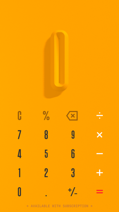 (Not Boring) Calculator Screenshot