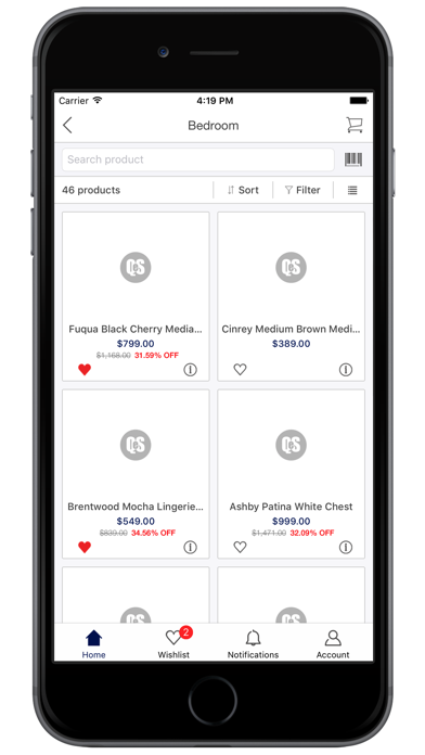 QeS Furniture Screenshot