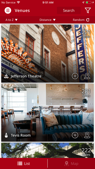 Beaumont Events Screenshot