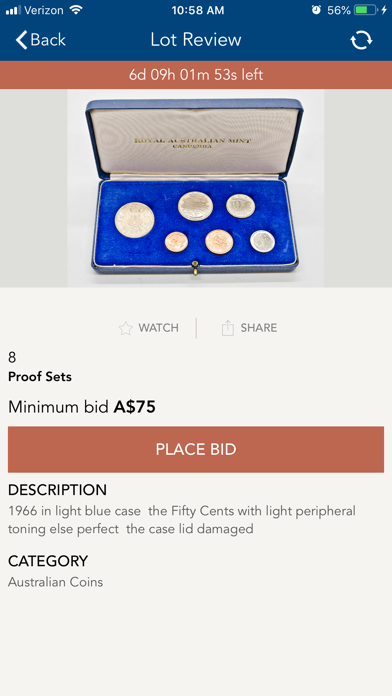 Downies Auctions Screenshot