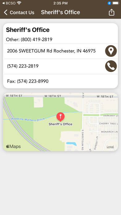 County of Fulton (Indiana) Screenshot