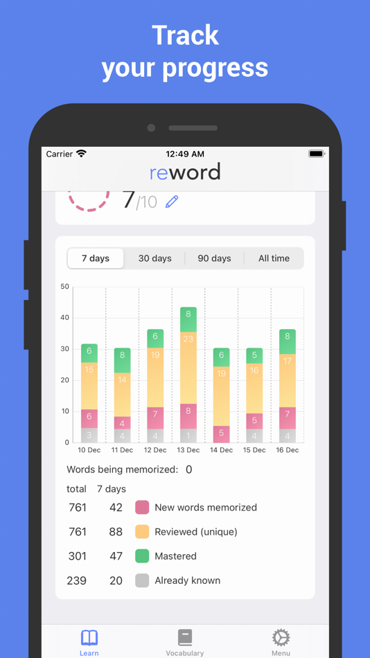 #5. Learn French with Flash cards! (iOS) 由: Nikita Olifer