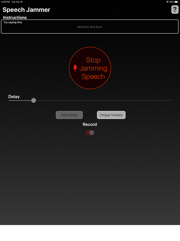 Screenshot #4 pour Speech Jammer