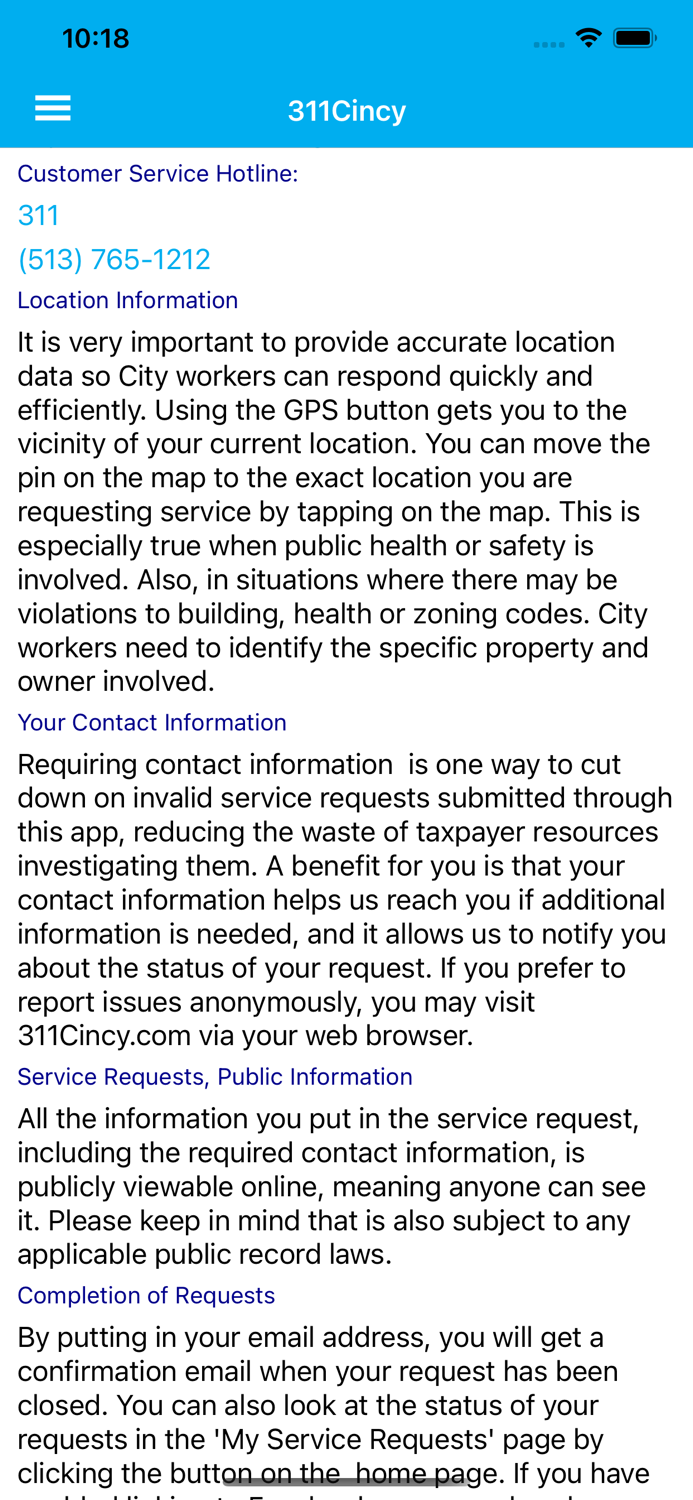 311Cincy Formerly FixItCincy