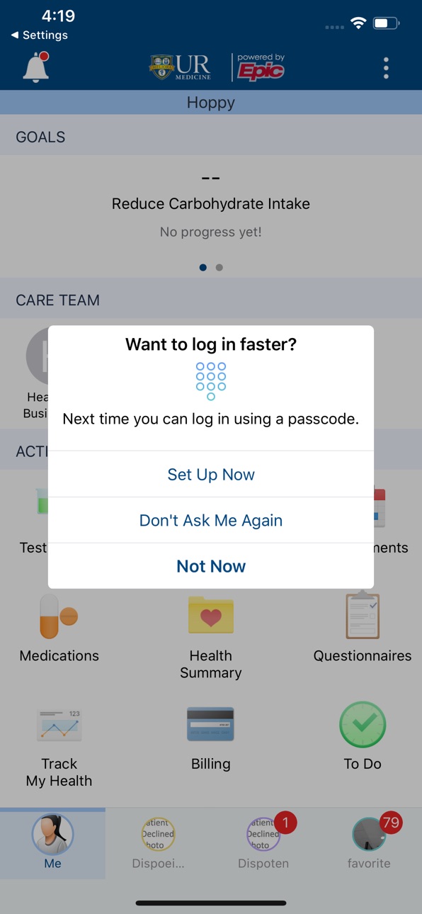 iPhone screenshot