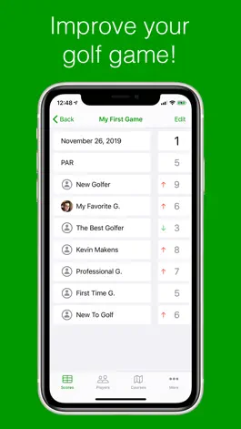 Game screenshot Golfer's Scorecard mod apk