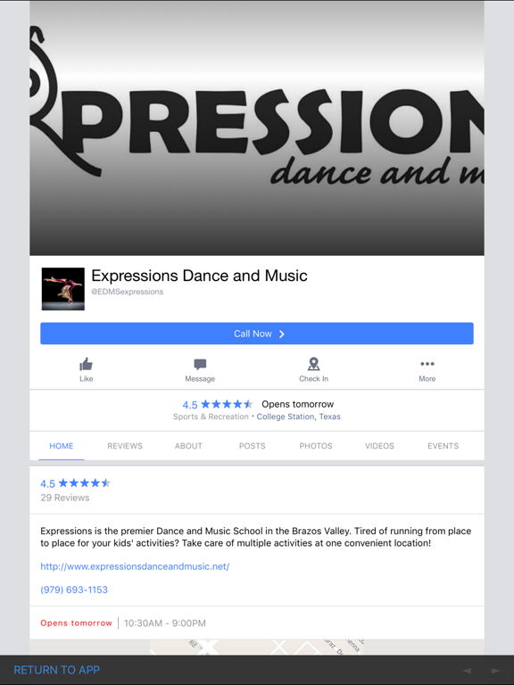 Expressions Dance and Music iPad screenshot 5 - Lifestyle app
