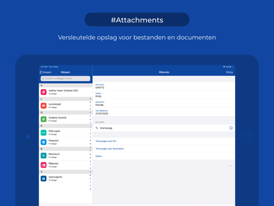 Enpass Password Manager iPad app afbeelding 7