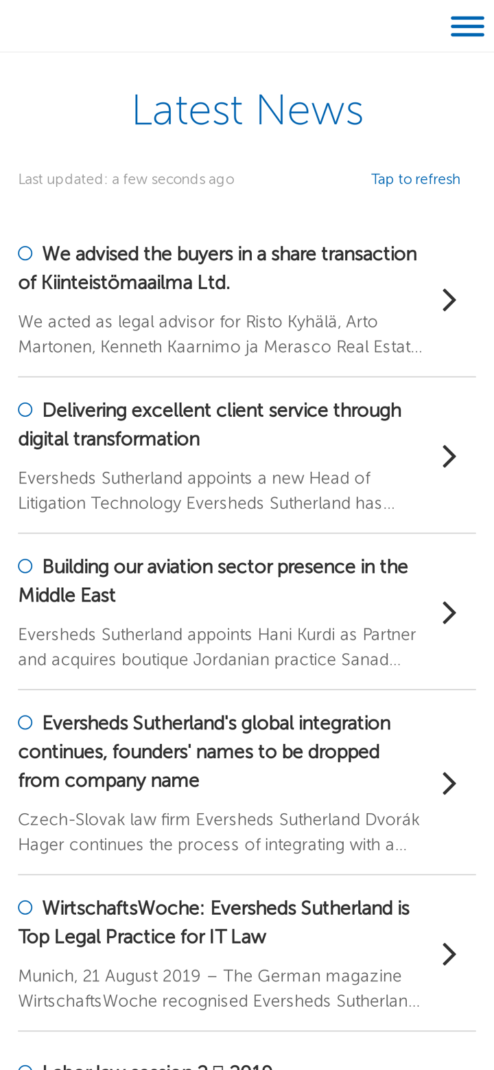Eversheds Sutherland Mobile screenshot 1