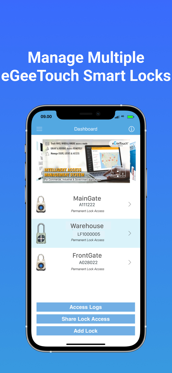 eGeeTouch Manager screenshot 1