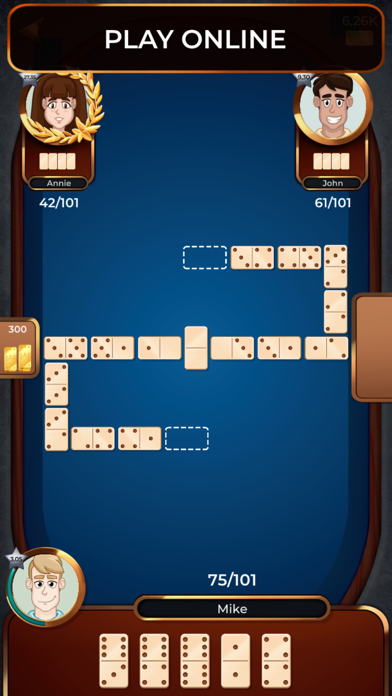 Dominoes Online game Screenshot