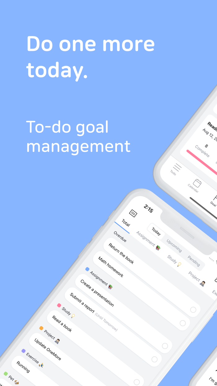 OneMore - Todo list Tasks Goal