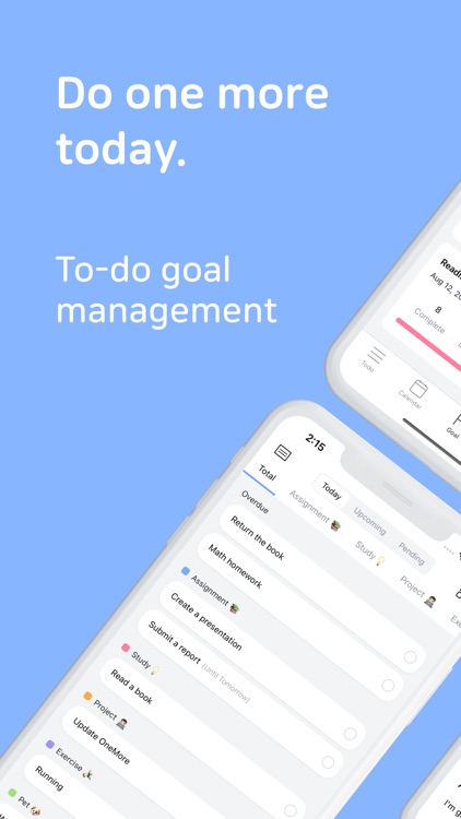 OneMore - Todo list Tasks Goal