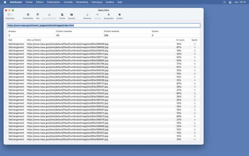 Screenshot #1 pour SiteSucker