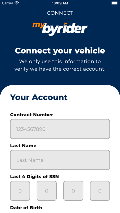 MyByrider Screenshot
