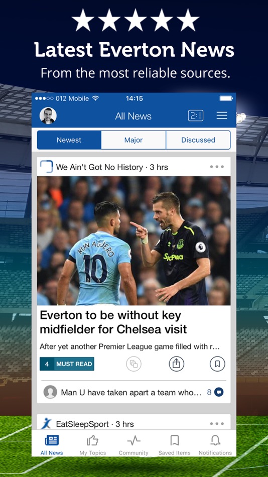 Everton Football News & Scores - 4.0.0 - (iOS)
