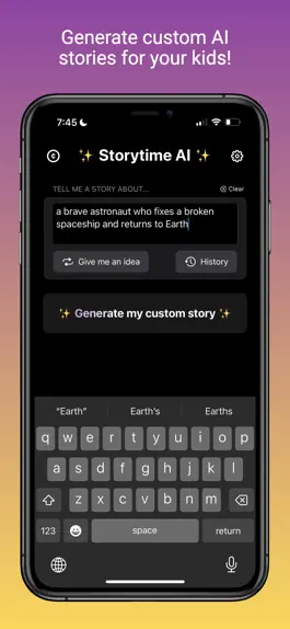 Game screenshot Storytime AI mod apk