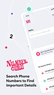 numberguru: lookup phone calls iphone screenshot 1