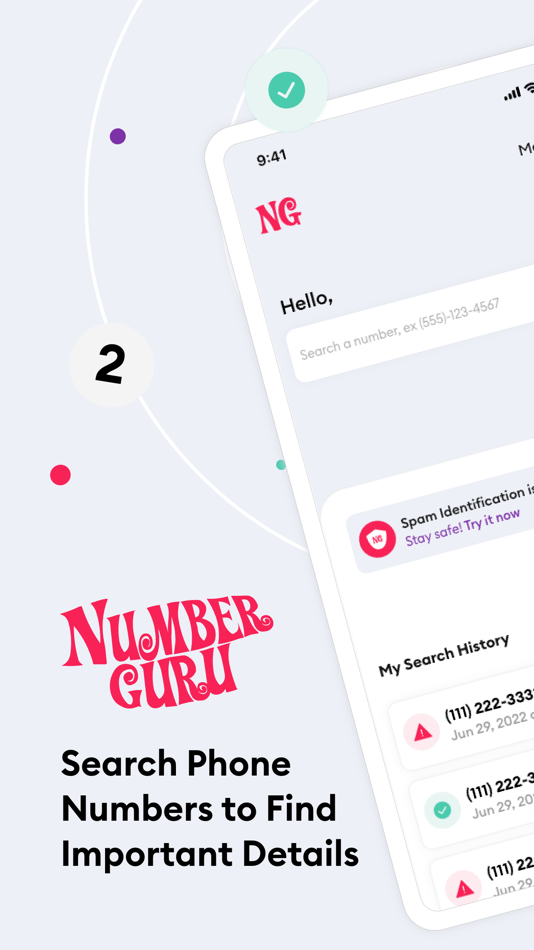 #1. NumberGuru Phone Number Lookup (iOS) By: The NumberGuru LLC